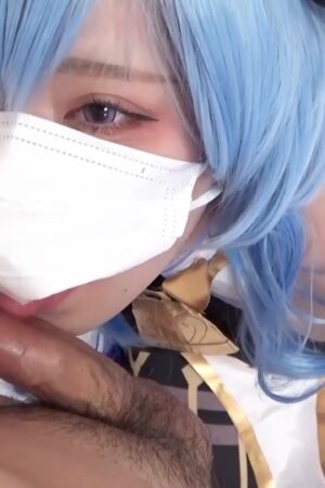 FC2-PPV-4820849 [No mosaic / Limited time resale] Ganyu from Hara Nessin! Deep throating and hard spanking make her face look dirty as she gets creampied in this JD cosplayer!